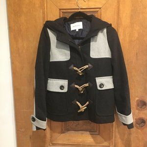 Thread Supply Toggle Coat Jacket Gray Womens